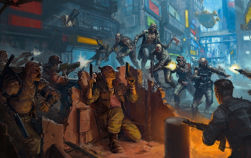 Artwork Cyberpunk 2077 - Gang di night city