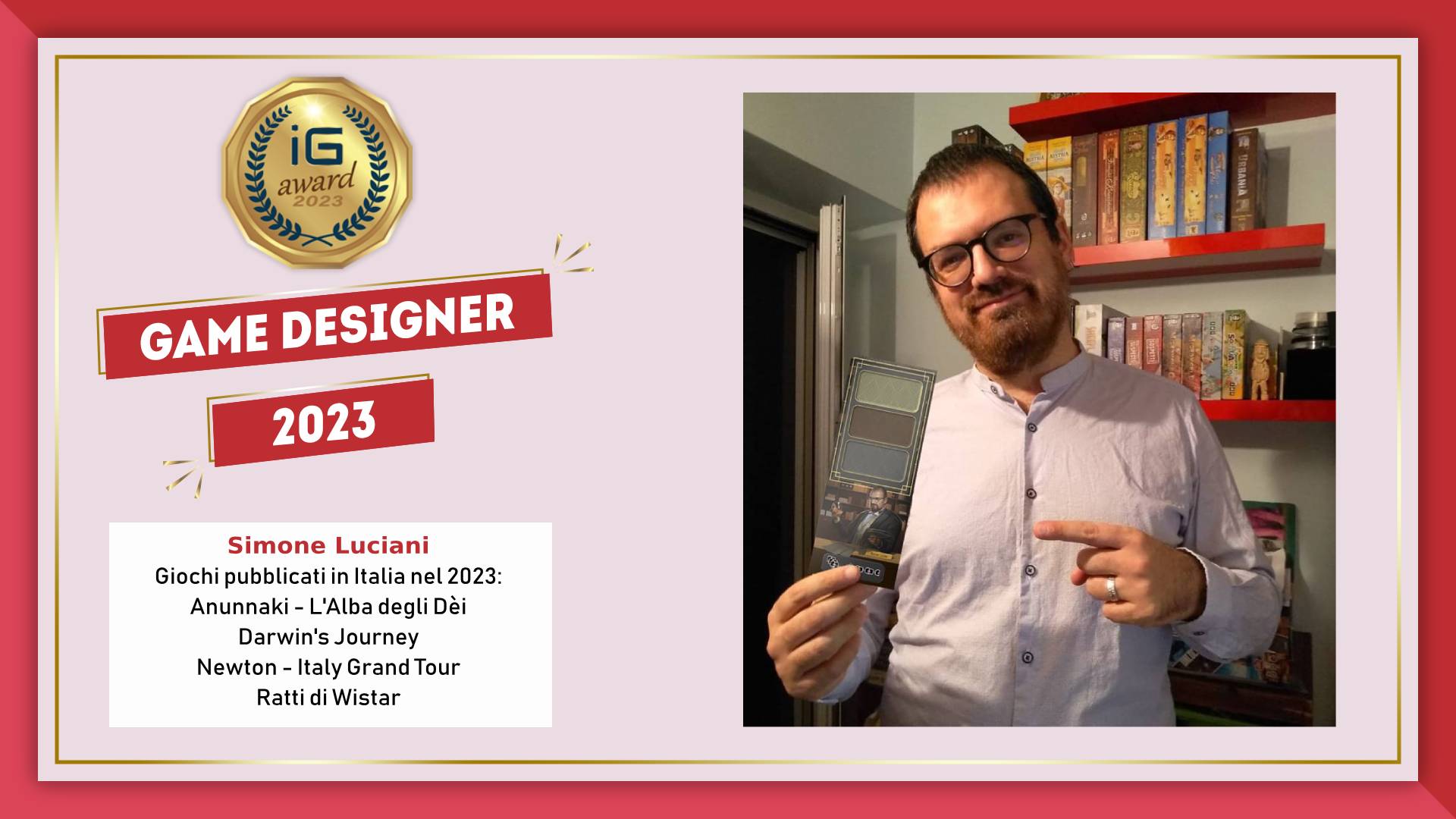 ioGioco Award 2023 - Game Designer