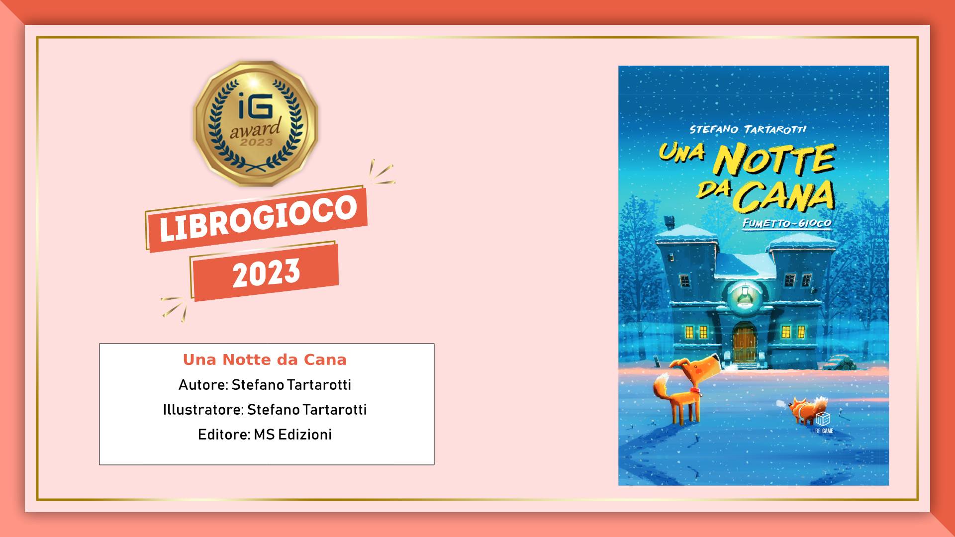 ioGioco Award 2023 - Libro Gioco