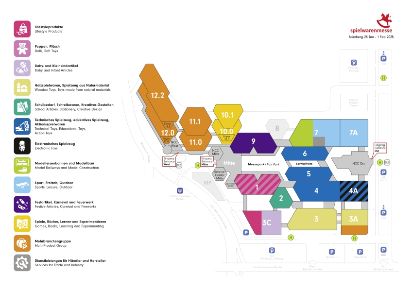 spielwarenmesse 2025 map